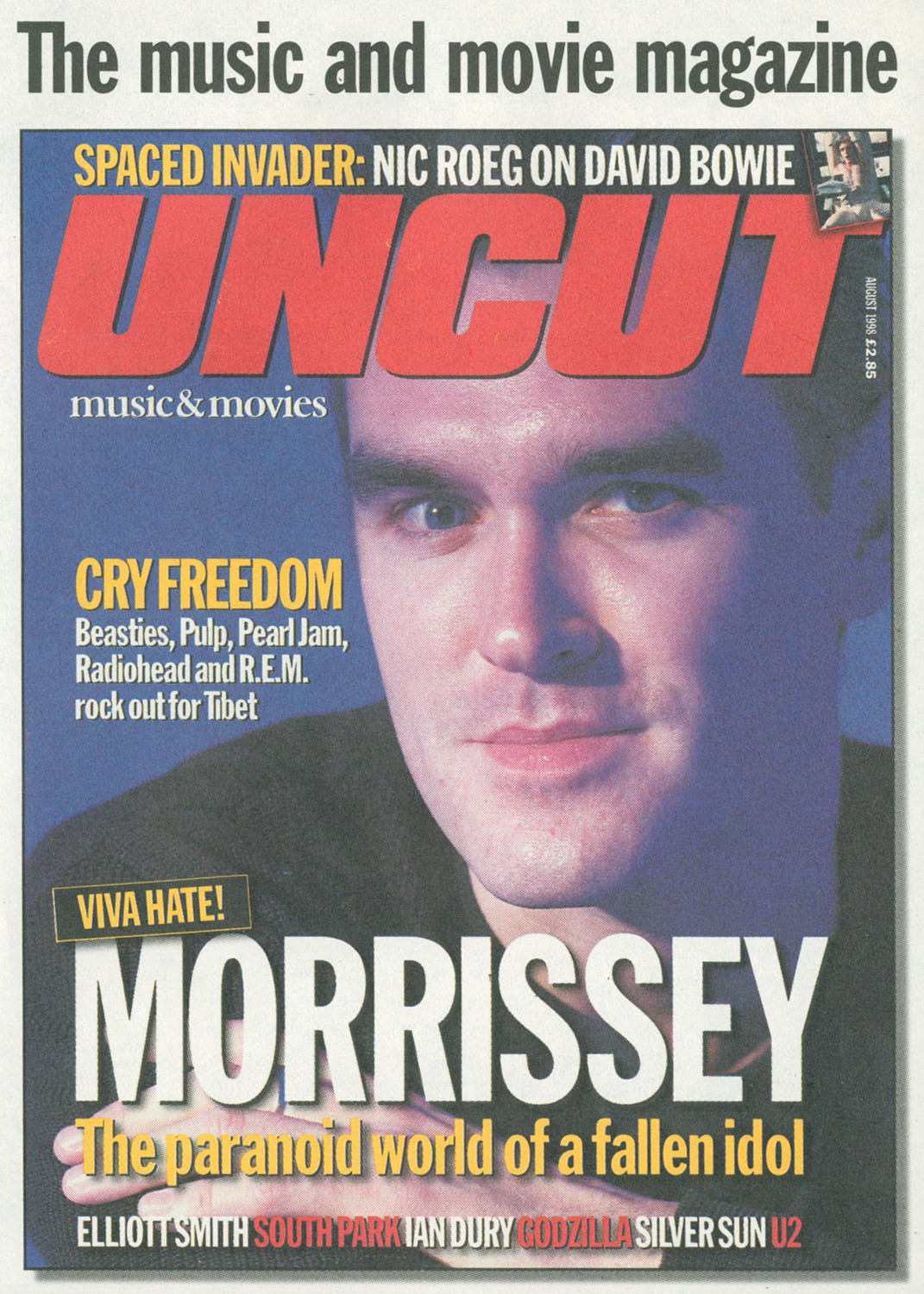 Ad, Uncut Magazine [Featuring Morrissey], 1998