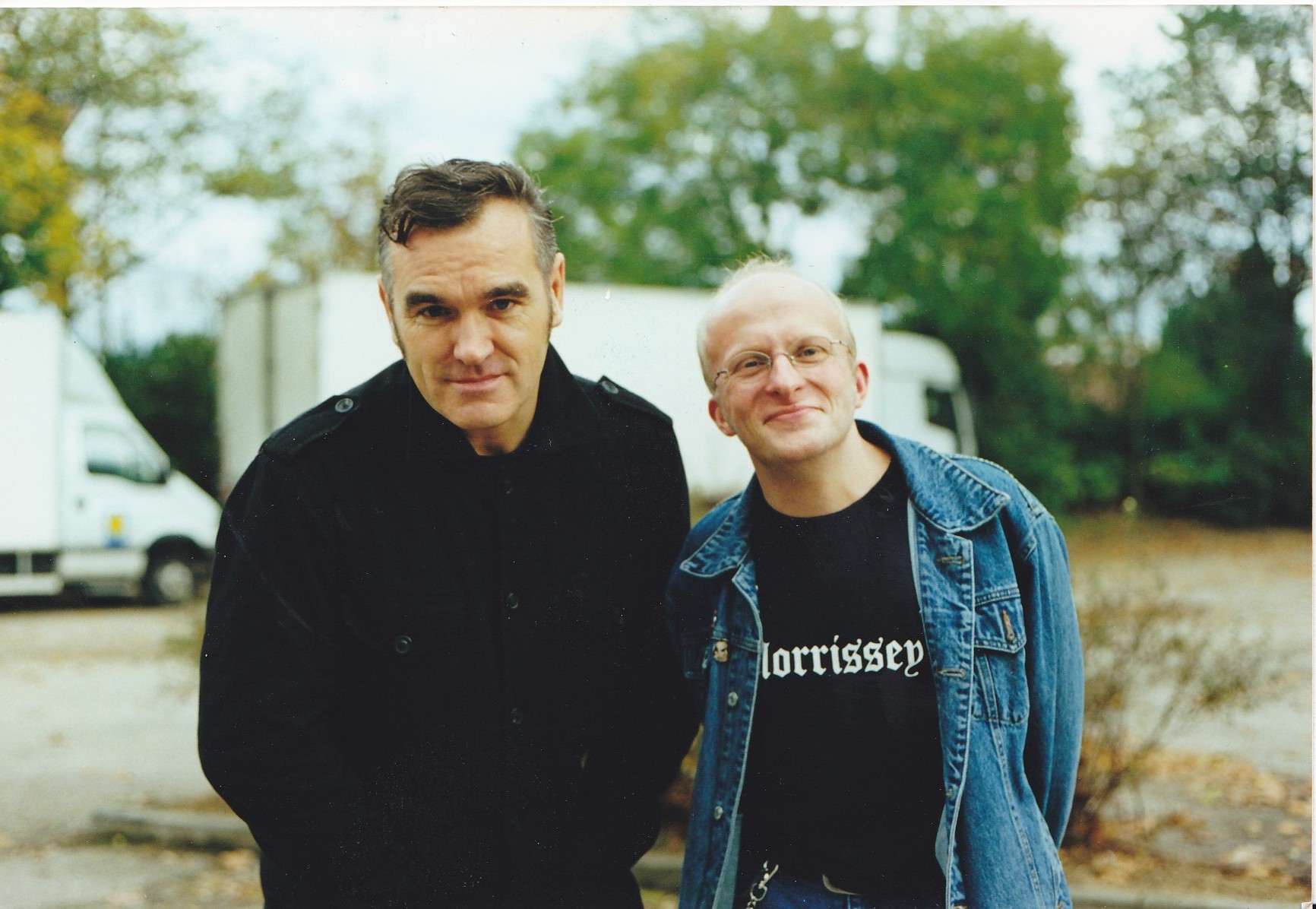 Morrissey &amp; me @ Lyon (France), 2002