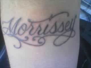 My Morrissey Tats