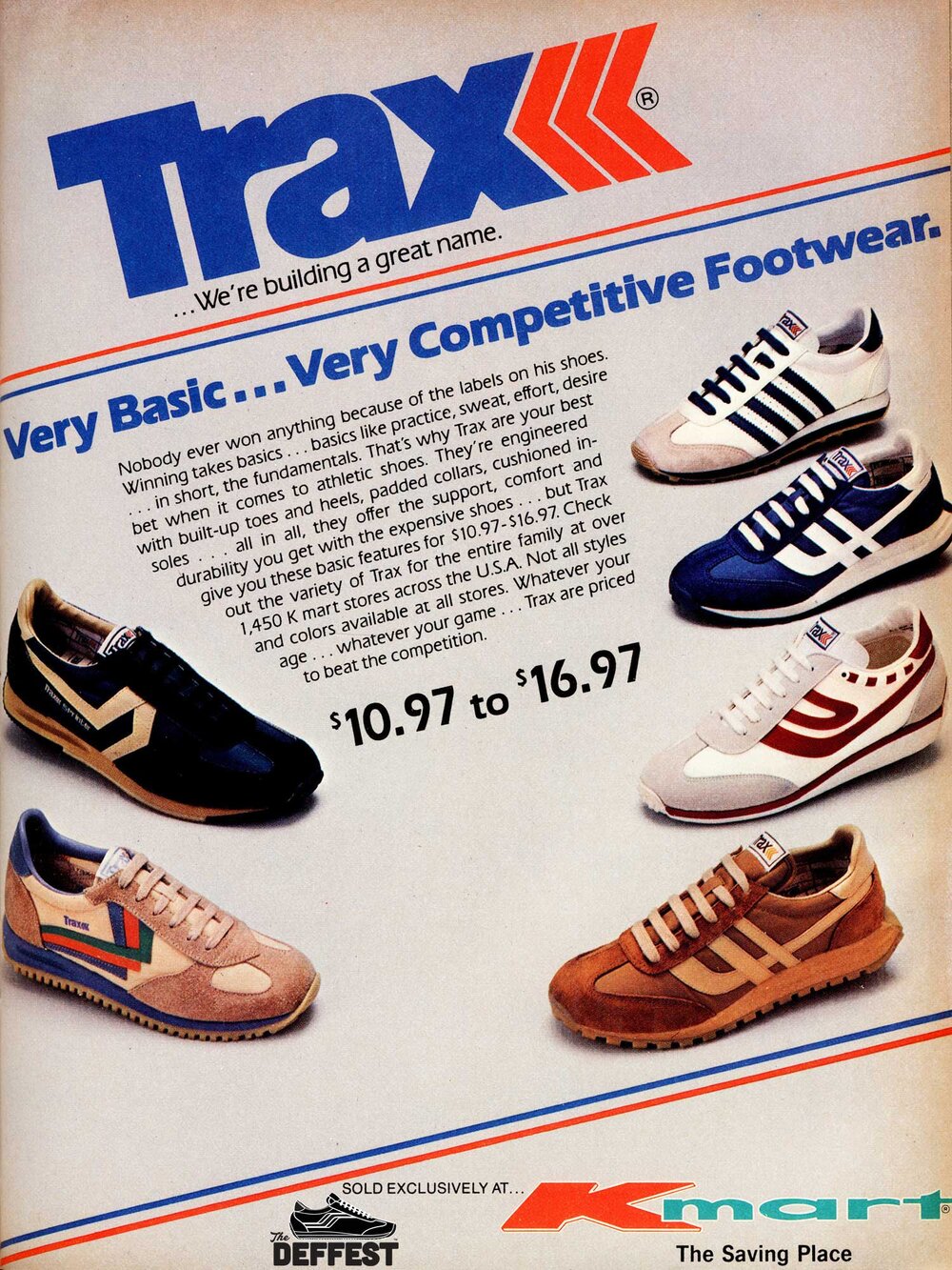 Trax+by+Kmart+1979+vintage+sneaker+ad+%40+The+Deffest